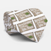 Weihnachtssee Krawatte (Gerollt)