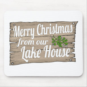 Weihnachtssee Mousepad