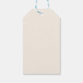 Weihnachtssee und Gruß an der Küste Geschenkanhänger (Rückseite)