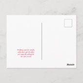 Weihnachtssegeln Postkarte (Rückseite)