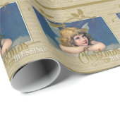 Weihnachtssegen Engel Geschenkpapier (Rolleneckpunkt)