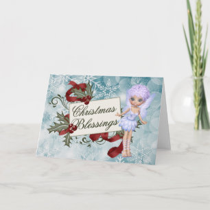 Weihnachtssegen Feiertagskarte