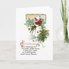 Weihnachtssegen Feiertagskarte