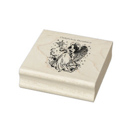 Weihnachtssegen himmlischer Engel Gummistempel