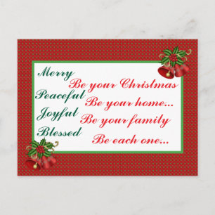 Weihnachtssegen Postkarte