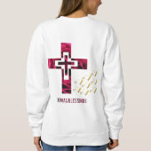 Weihnachtssegen Sweatshirt (Rückseite)