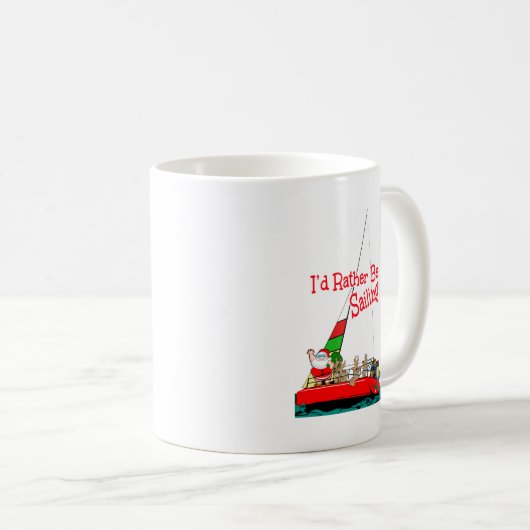 Weihnachtssegler Kaffeetasse (VorderseiteRechts)