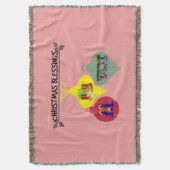 Weihnachtssegnen Decke (Vorderseite Vertikal)