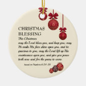 Weihnachtssegnen | DER HERRLICHE BEGEISTERT SIE | Keramik Ornament (Vorne)