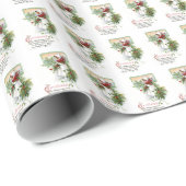 Weihnachtssegnen Geschenkpapier (Rolleneckpunkt)