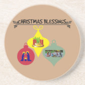 Weihnachtssegnen Untersetzer (Vorne)