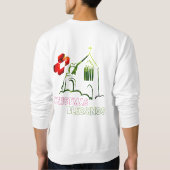 Weihnachtssegnung Sweatshirt (Rückseite)