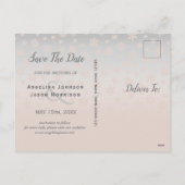 Weihnachtssehen retten das Datum der Einladung (Rückseite)