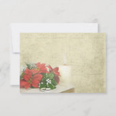 Weihnachtssehen RSVP Karte (Rückseite)