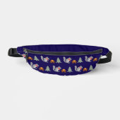 Weihnachtsseichhörnchen Roastnüsse auf Log Fire Bauchtasche (Vorderseite)