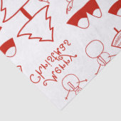 Weihnachtsseidenpapier Seidenpapier (Detail)