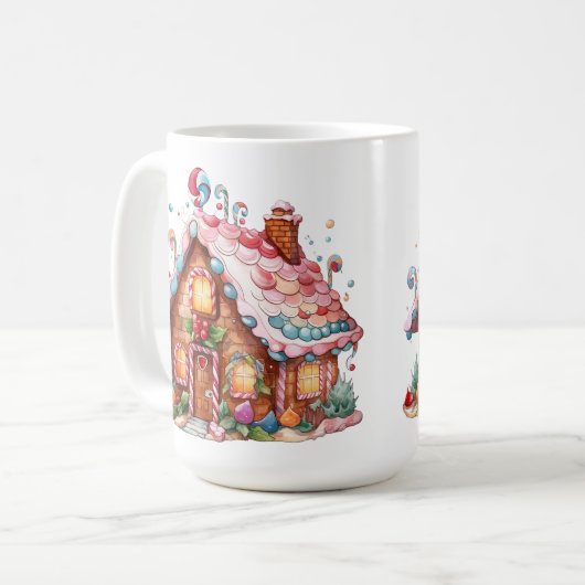 Weihnachtsserie 15 oz Klassische Tasse (Vorderseite Links)