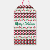 Weihnachtsservietten Geschenkanhänger (Rückseite)