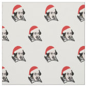 Weihnachtsshakespeare-Porträt-Gewebe Stoff (Muster)