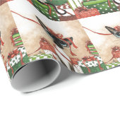 Weihnachtssiamesische Geschenkpapier (Rolleneckpunkt)