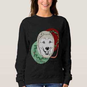 Weihnachtssiberian Husky Sweatshirt