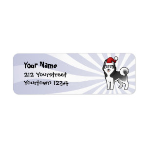 Weihnachtssibirischer Husky/alaskischer Malamute