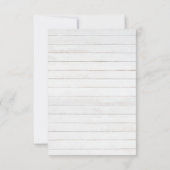 Weihnachtssicherheitsmaßnahmen für rote Rosen und Ankündigung (Rückseite)