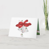 Weihnachtssilber Feiertagskarte (Rückseite)