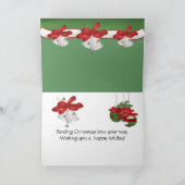 Weihnachtssilber Feiertagskarte (Innenseite)