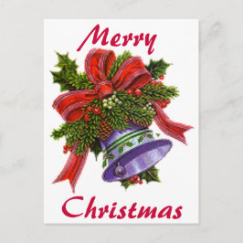 Weihnachtssilber Feiertagspostkarte