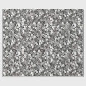 Weihnachtssilber Geschenkpapier (Flach)