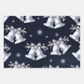 Weihnachtssilber Geschenkpapier Set (Vorderseite 3)