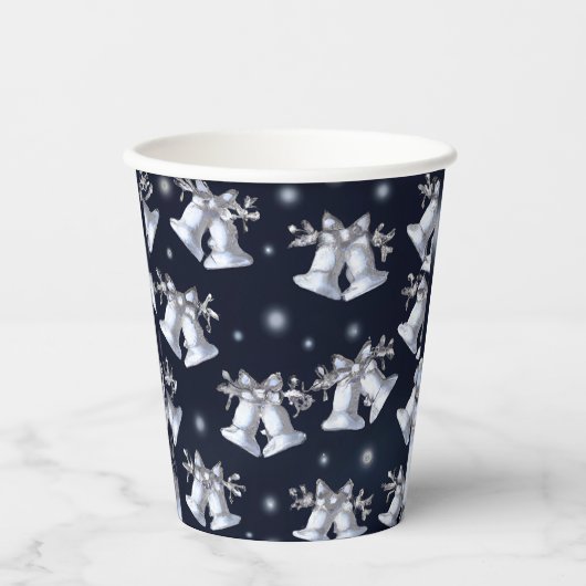 Weihnachtssilber Pappbecher (Vorderseite)