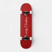 Weihnachtsskateboard als perfekte Geschenkidee Skateboard (Vorderseite)