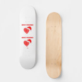 Weihnachtsskateboard Skateboard (Vorderseite)