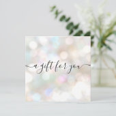 Weihnachtsskriptzertifikat (Stehend Vorderseite)