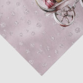 Weihnachtssleih mit Geschenkpapier für Feiertage Seidenpapier (Detail)