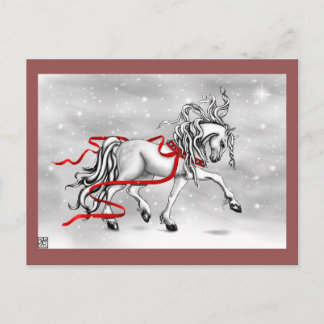 Weihnachtssnowbells Design Feiertagspostkarte
