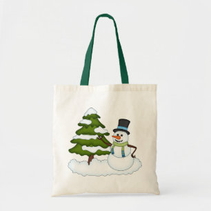 Weihnachtssnowman Holiday Tote Bag Tragetasche