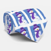 Weihnachtssnowman-Krawatte Krawatte (Gerollt)