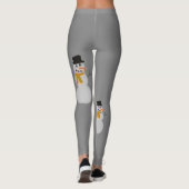 Weihnachtssnowman-Leggings Leggings (Rückseite)