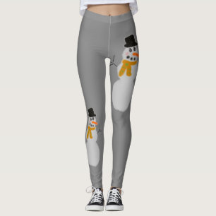 Weihnachtssnowman-Leggings Leggings