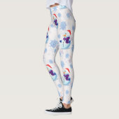 Weihnachtssnowman Surface Pattern Leggings (Links)