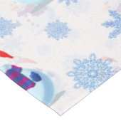 Weihnachtssnowman Surface Pattern Tischdecke (Schrägansicht)