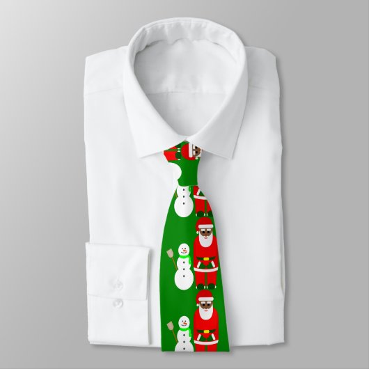 Weihnachtssnowmann niedlich krawatte (Gebunden)