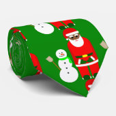 Weihnachtssnowmann niedlich krawatte (Gerollt)