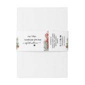 Weihnachtssoap Bauchband Seifenverpackung Einladungsbanderole (Rückseitenbeispiel)