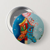 Weihnachtssocken Button (Vorne & Hinten)