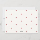 Weihnachtssocken Familienname Besitzer Haustiere a Feiertagskarte (Rückseite)