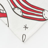 Weihnachtssocken Fleecedecke (Ecke)